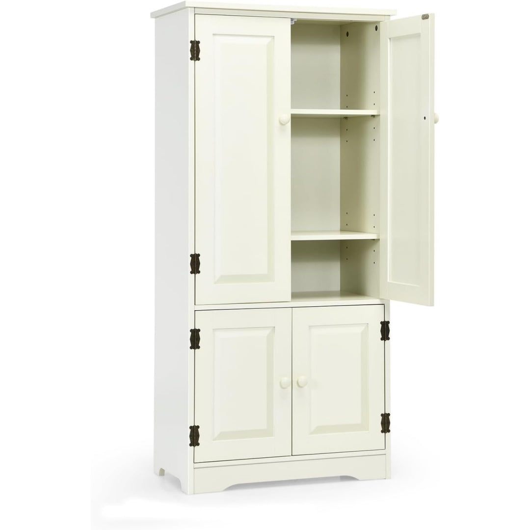 Une touche de caractere, bibliotheque avec portes, avec etageres dans un ton vert