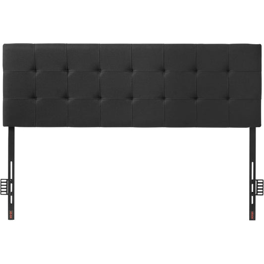 Une silhouette equilibree pour ce table aux lignes contemporaines, teinte noir et dore