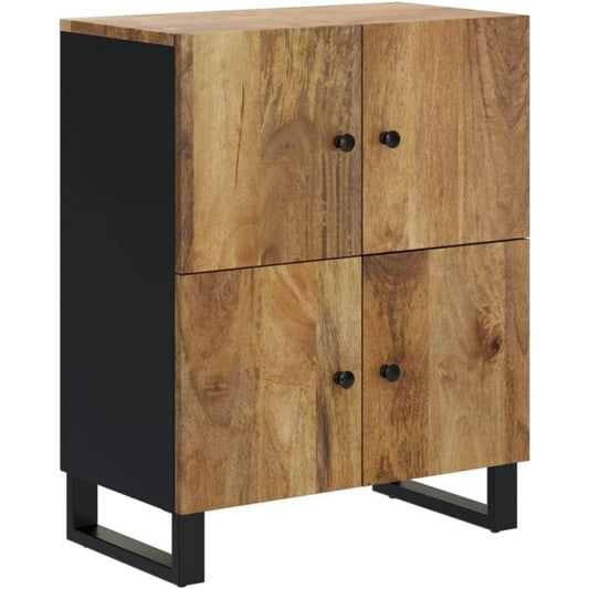 Une touche de caractere, buffet avec portes, a l'aspect bois dans un ton bois naturel