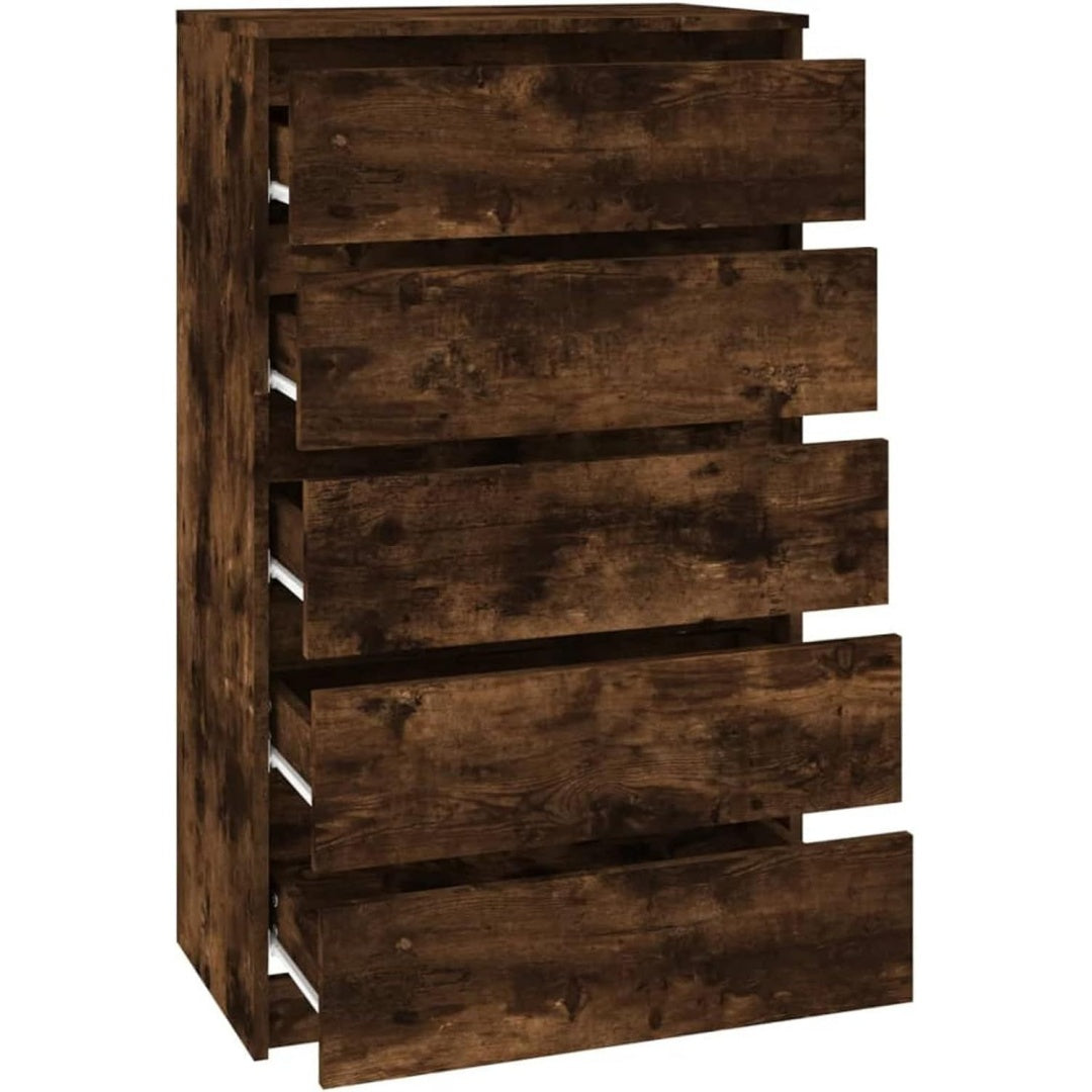 Le charme du rangement avec ce commode avec tiroirs, coloris chene