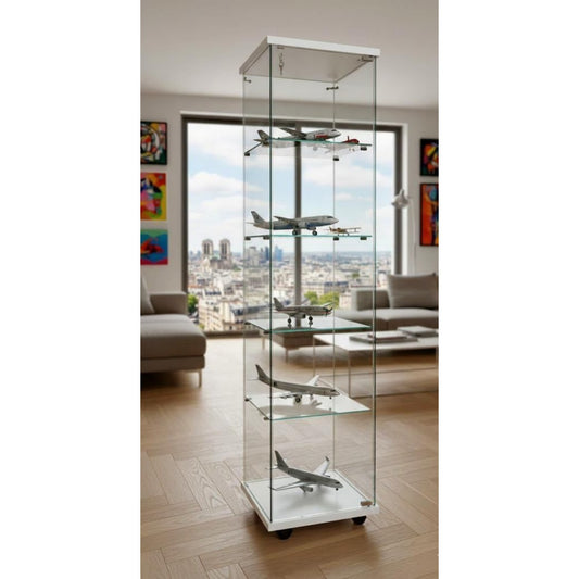 Le charme du rangement avec ce bibliotheque avec etageres, avec elements vitres, coloris non determine