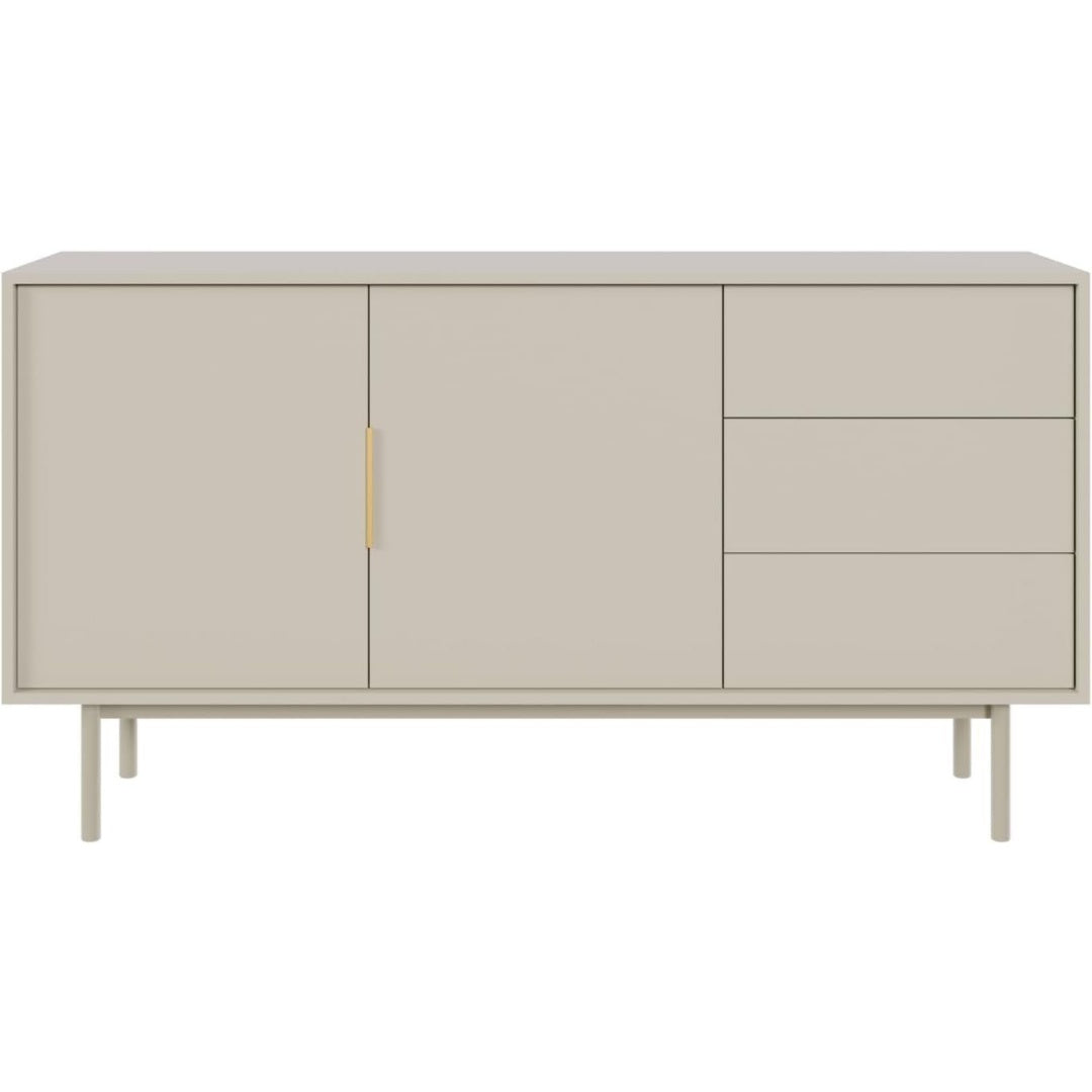 Un espace mieux organise grace a ce commode avec tiroirs, avec portes, finition non determine